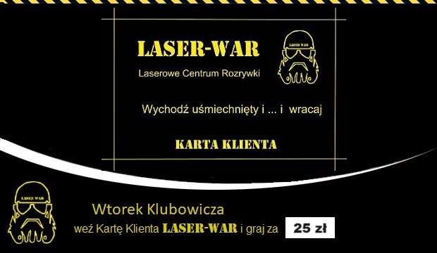 Wtorek Klubowicza w LASER-WAR